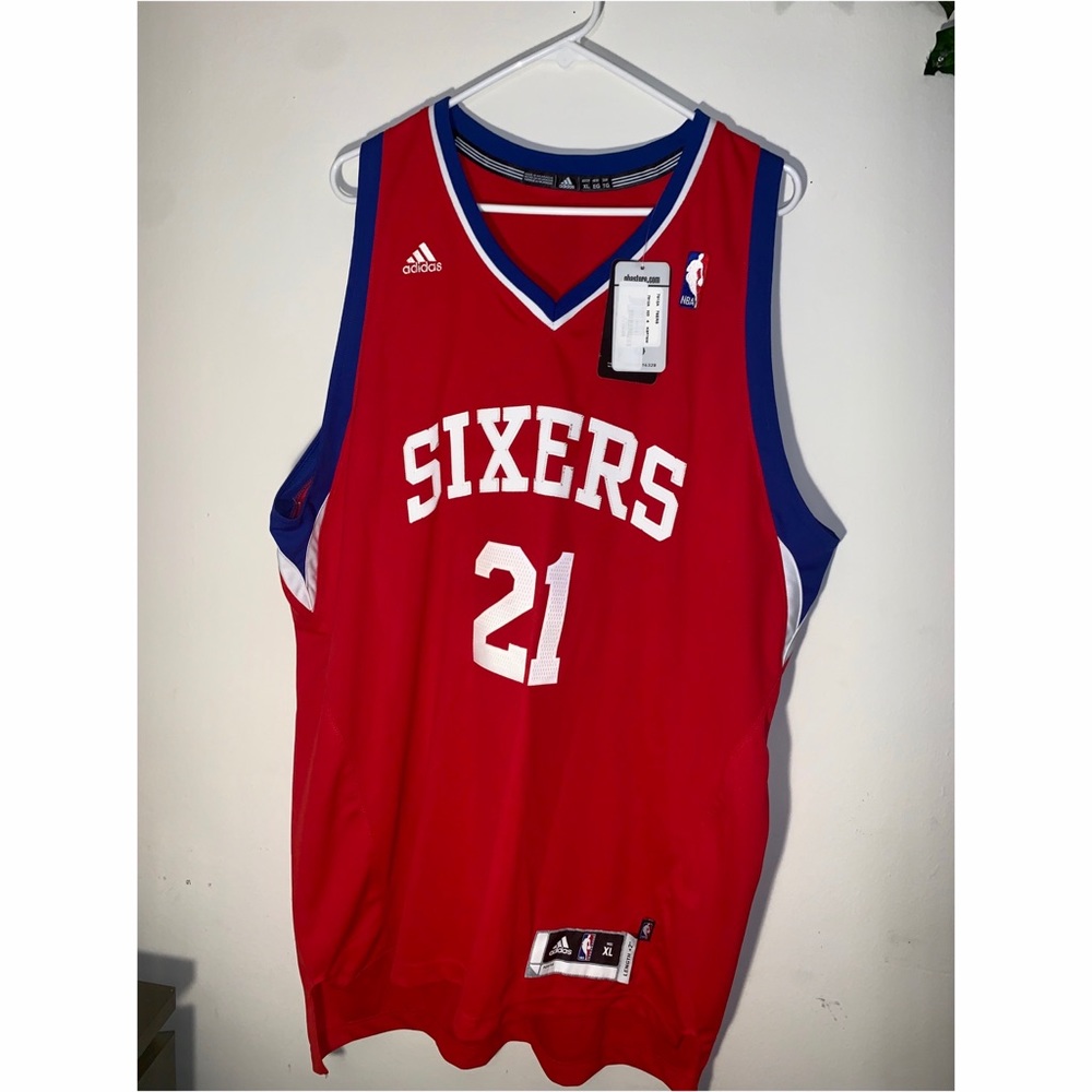 Authentic Adidas Sixers jersey